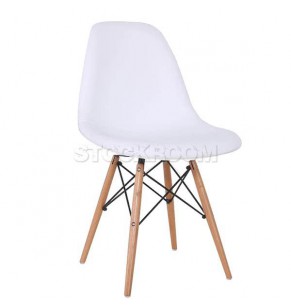 Eames DSW Style Dining Chair - Leather Version