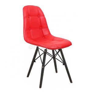 Eames DSW Style Dining Chair - Molded Leather Version