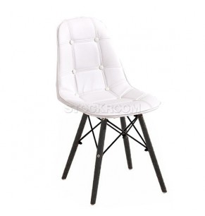 Eames DSW Style Dining Chair - Molded Leather Version