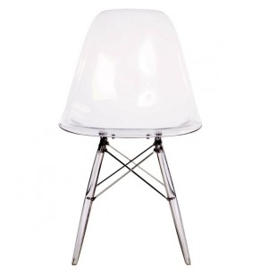Eames DSW Style Dining Chair - Transparent