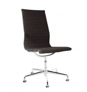 Eames Style Fabric Highback Fixed Office Chair (Without Armrest)