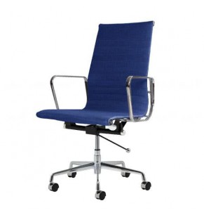 Eames Style Fabric Highback Office Chair With Castors