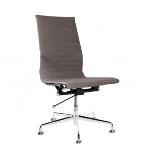 Eames Style Fabric Highback Adjustable Fixed Office Chair (Without Armrest)