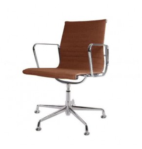 Eames Style Fabric Lowback Fixed Office Chair