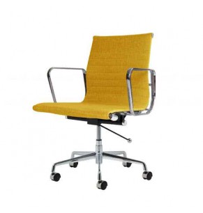 Eames Style Fabric Lowback Office Chair With Castors