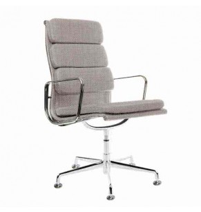 Eames Style Fabric Softpad Highback Fixed Office Chair