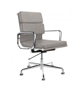 Eames Style Fabric Softpad Lowback Adjustable Fixed Office Chair