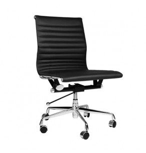 Eames Style Lowback Office Chair Adjustable With Castors (Without Armrest)