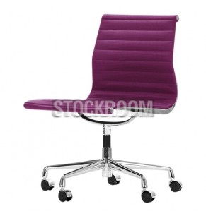Eames Style Lowback Fixed With Castors Office Chair - Special Version