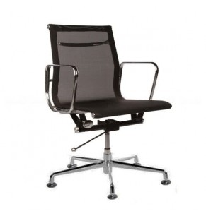 Eames Style Mesh Lowback Adjustable Fixed Office Chair