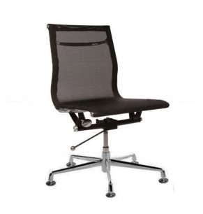 Eames Style Mesh Lowback Adjustable Fixed Office Chair (Without Armrest)