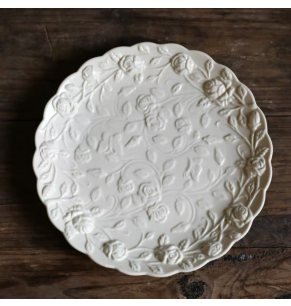 Rose Relief Plate