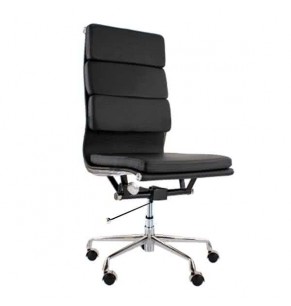 Eames Style Softpad Highback Office Chair With Castors (Without Armrest)