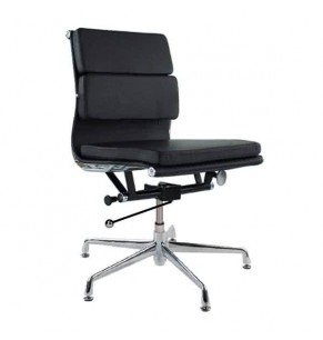 Eames Style Softpad Lowback Adjustable Fixed Office Chair (Without Armrest)