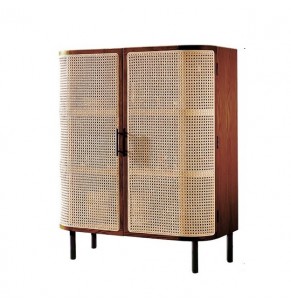 Ermina Rattan Shoe Cabinet