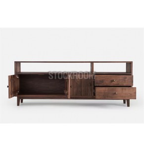 Everett Solid Oak Wood Sideboard