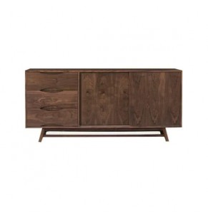 Roman Sideboard Buffet Console / Sideboard - Walnut Color