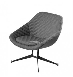 Ezra Style Lounge Chair / Side Chair - Quilt Special Edition