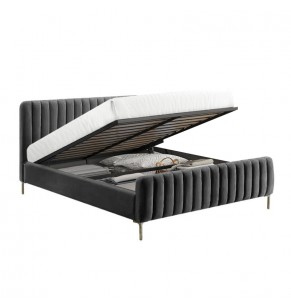 Felisa Fabric Upholstered Bed Frame With Storage