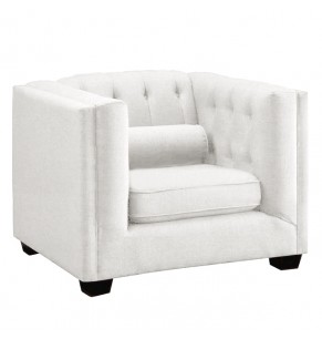 Florence Contemporary Fabric Armchair / Leather Armchair