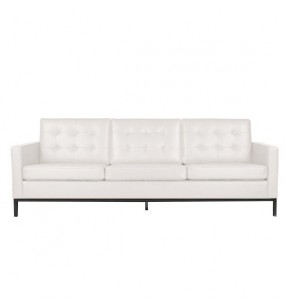 Florence Knoll Style Sofa With Black Base (3 seater)