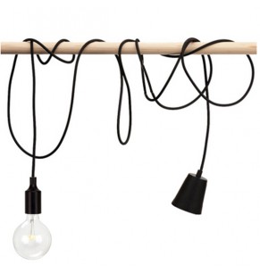 Funky Coloured Chord Pendant Light