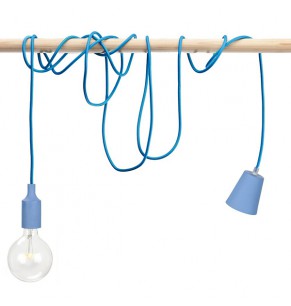 Funky Coloured Chord Pendant Light