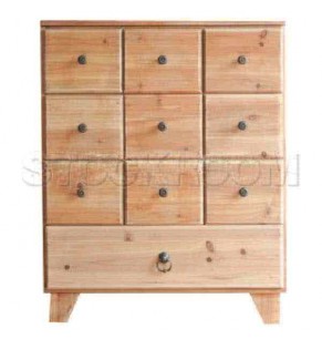 Gabriel Solid Wood 10 Drawers