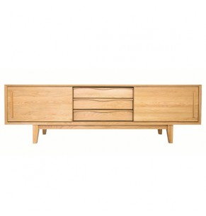 Garamond Solid Oak Wood TV Cabinet 