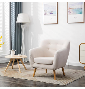 Geneva Fabric Armchair / Lounge Chair