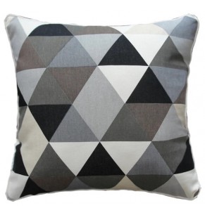 Geometric Triangle Cushion