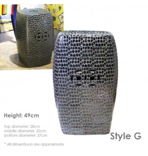 GRAND DRUM / STOOL - Royal Pattern