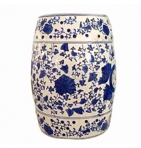 Victoria Porcelain Drum Stool