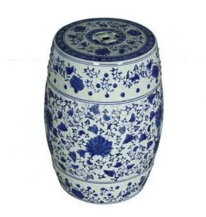 Victoria Porcelain Drum Stool