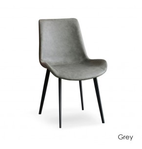 Beckett Upholstered Dining Chair With Metal Legs