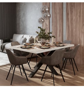 Hadley Industrial Style Table