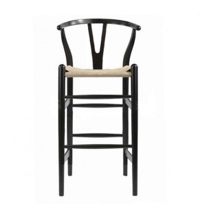 Hans J. Wegner Wishbone Style Bar Stool