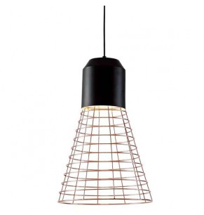 Harland Style Pendant Lamp - Tall - Front Side
