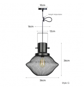 Hennessy Mesh Pendant Lamp