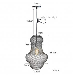 Hennessy Mesh Pendant Lamp