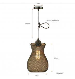 Hennessy Mesh Pendant Lamp