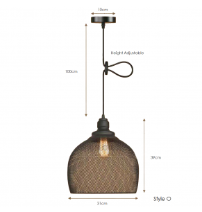 Hennessy Mesh Pendant Lamp