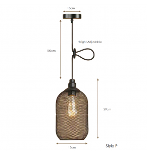 Hennessy Mesh Pendant Lamp