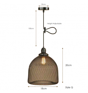 Hennessy Mesh Pendant Lamp