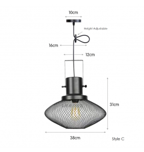 Hennessy Mesh Pendant Lamp