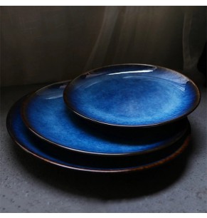 Abner Dinnerware In Blue Plate