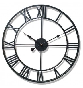 Loft Style Iron Wall Clock