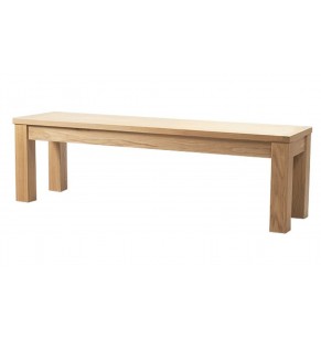 Jacob Solid Oak Wood Bench