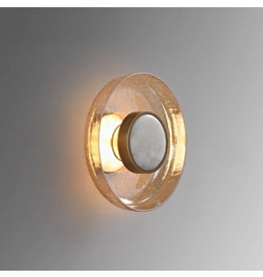 Jake Round Glass Wall Lamp
