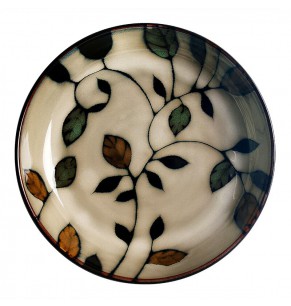 Japanese Flora Style Hand Painted Plate / Bowl